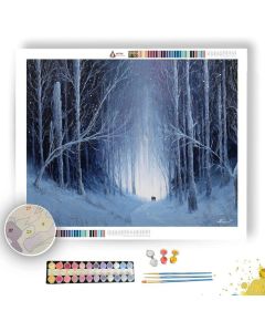 WHISPERING SNOW - Paint by Numbers Full Kit