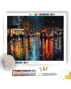 RAINY BOULEVARD - Paint by Numbers Full Kit