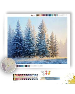 FROSTED PINES - Paint by Numbers Full Kit
