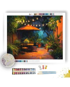 BACKYARD LIGHTS - Paint by Numbers Full Kit