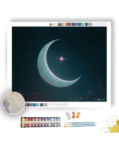 MINT MOON - Paint by Numbers Full Kit