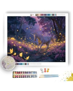 GOLDEN UNICORN PATH - Paint by Numbers Full Kit