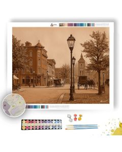 SEPIA SQUARE - Paint by Numbers Full Kit