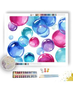 BUBBLE HUES - Paint by Numbers Full Kit