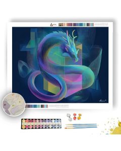 DIGITAL DRAGON - Paint by Numbers Full Kit