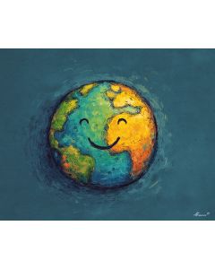 DOODLE SMILEY GLOBE