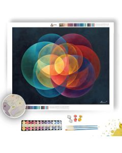 MODERN COLOR ORBIT - Paint by Numbers Full Kit