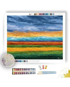 COLOR FIELD HORIZON - Paint by Numbers Full Kit