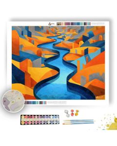 MODERN RIVER BAND - Paint by Numbers Full Kit