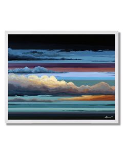 MODERN SKY STACK - FRAMED