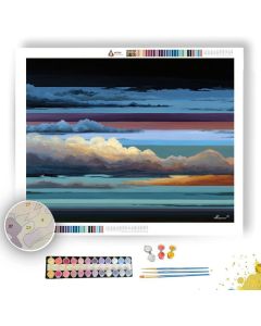 MODERN SKY STACK - Paint by Numbers Full Kit
