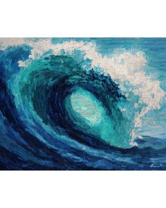 PIXEL OCEAN WAVE