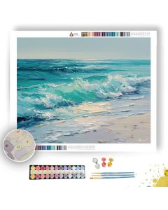 SEAFOAM ECHOES - Paint by Numbers Full Kit