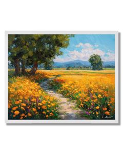 MARIGOLD SUN PATH - FRAMED