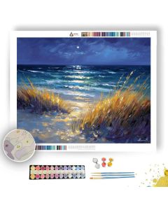 SAPPHIRE SHORE WIND - Paint by Numbers Full Kit