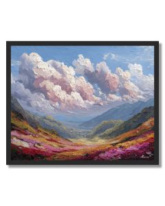 MOUNTAIN ROSE VALLEY - FRAMED