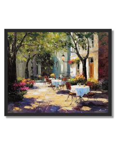AFTERNOON TEA STREET - FRAMED