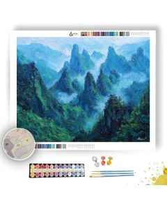LUSH PINNACLES OF FENGHUANG - Paint by Numbers Full Kit