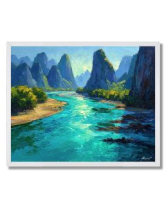 RAINBOW LI RIVER BEND - FRAMED