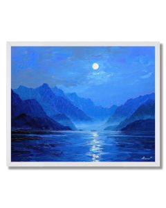 MOONLIGHT OVER THE YANGTZE - FRAMED