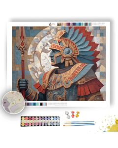 SUNSTONE WARRIOR - Paint by Numbers Full Kit