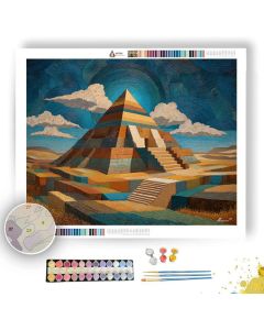 PYRAMID OF ECHOES - Paint by Numbers Full Kit