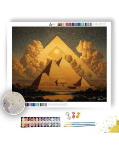 TEMPLE SKY ALIGNMENT - Paint by Numbers Full Kit