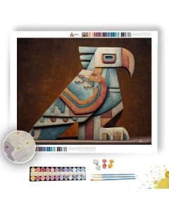 STONE BIRD OF DAWN - Paint by Numbers Full Kit