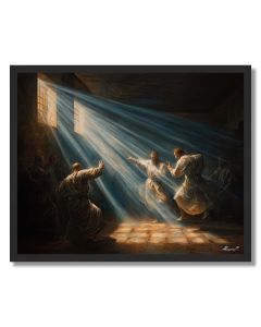 THE DUEL OF LIGHT - FRAMED