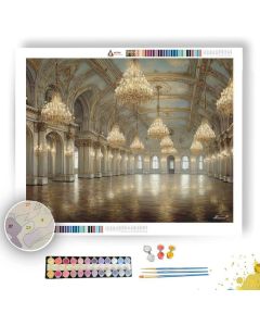 LUMINOUS BALLROOM - Paint by Numbers Full Kit