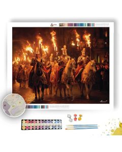 THE KINGS PARADE - Paint by Numbers Full Kit