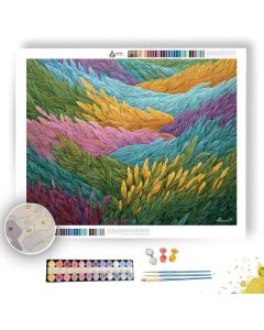 ZEN MEADOW LINES - Paint by Numbers Full Kit