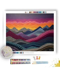 TANGLE MOUNTAIN RIDGE - Paint by Numbers Full Kit