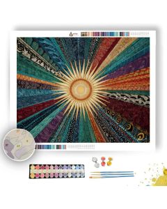ZEN SUNBURST - Paint by Numbers Full Kit