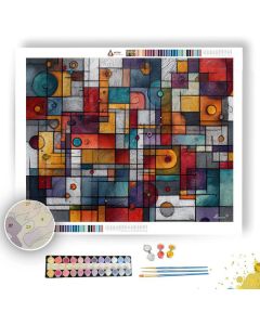 TANGLE ARCHITECT GRID - Paint by Numbers Full Kit