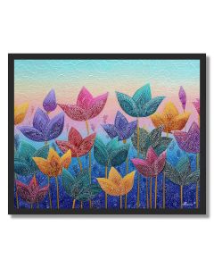 ZEN LOTUS FIELD - FRAMED