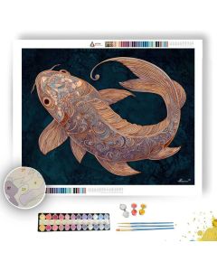 ZEN FISH FLOW - Paint by Numbers Full Kit