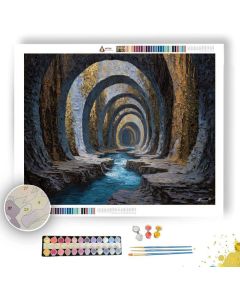 INVERTED ARCH CASCADE - Paint by Numbers Full Kit