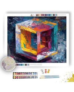 INSIDE THE FOLDED CUBE - Paint by Numbers Full Kit