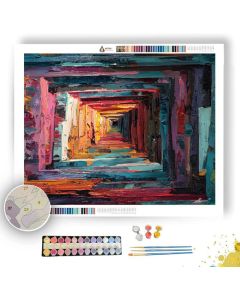 FRAMED VOID SPIRAL - Paint by Numbers Full Kit