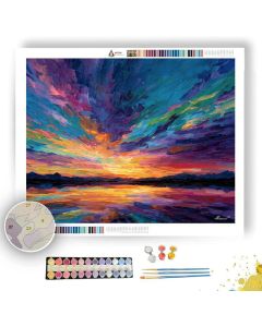 FRACTURED HORIZON BEND - Paint by Numbers Full Kit