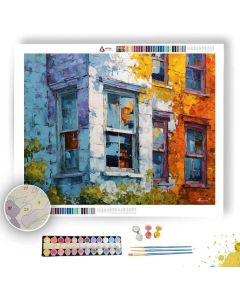 CASCADING WINDOW LOOP - Paint by Numbers Full Kit
