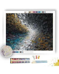 TILTED GRID HORIZON - Paint by Numbers Full Kit