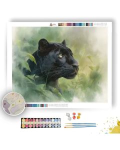 SILENT PANTHER - Paint by Numbers Full Kit