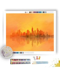 AMBER SKYLINE - Paint by Numbers Full Kit