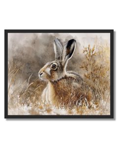 VELVET HARE - FRAMED