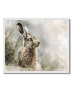 GENTLE HARE - FRAMED