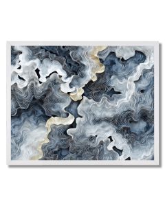 SILVER RIPPLES - FRAMED