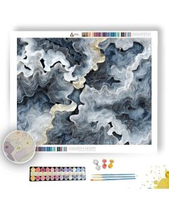 SILVER RIPPLES - Paint by Numbers Full Kit