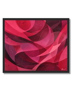 CRIMSON PLANES - FRAMED